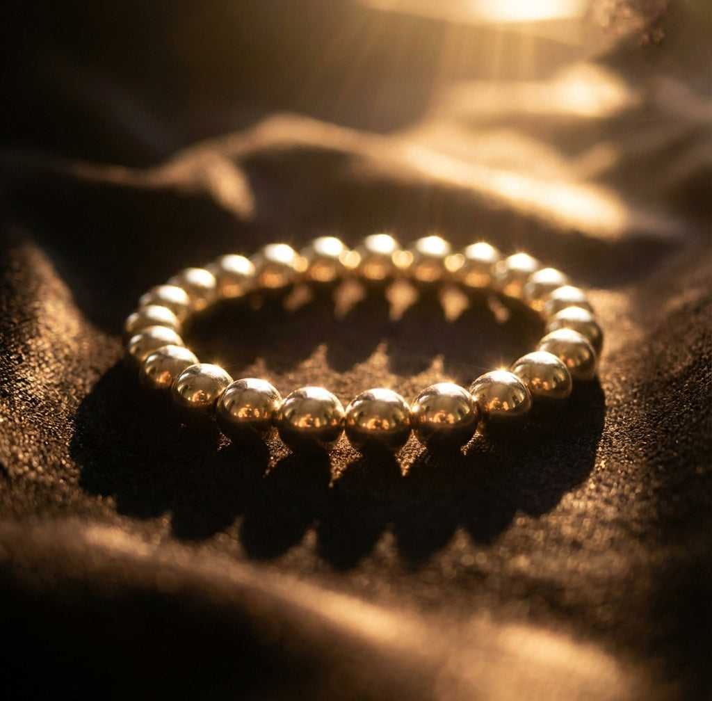 Natural Pyrite Wealth & Protection Bracelet