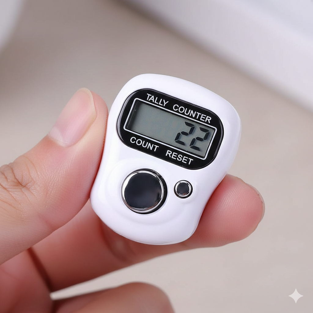 Digital Finger Tally Counter with Adjustable Ring