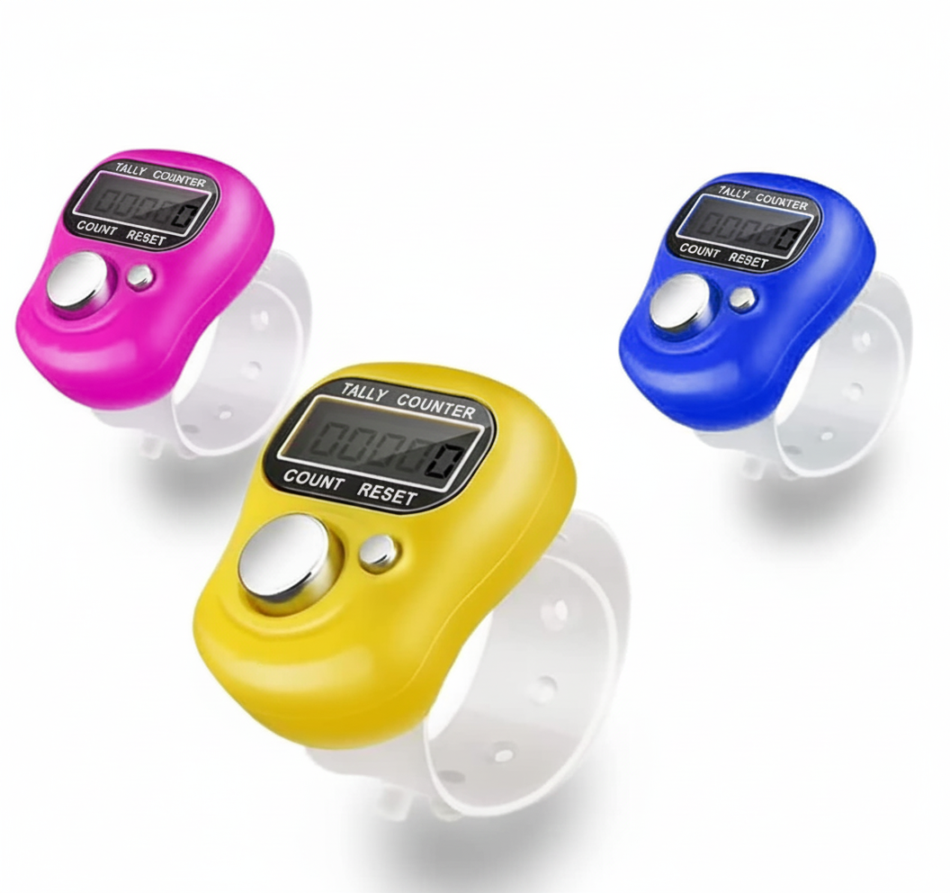 Digital Finger Tally Counter with Adjustable Ring