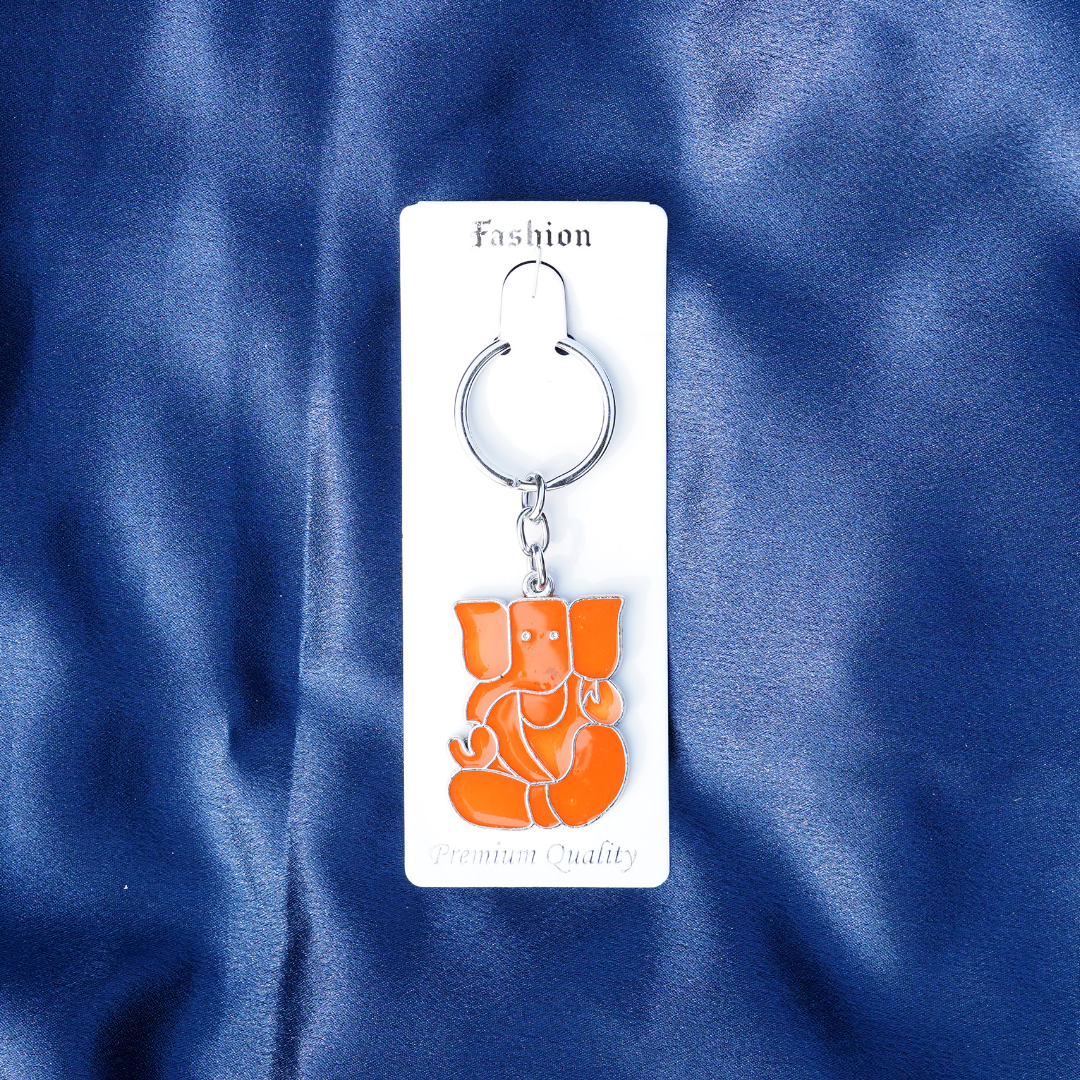 Lord Ganpati Ganesha Stainless Steel Keychain