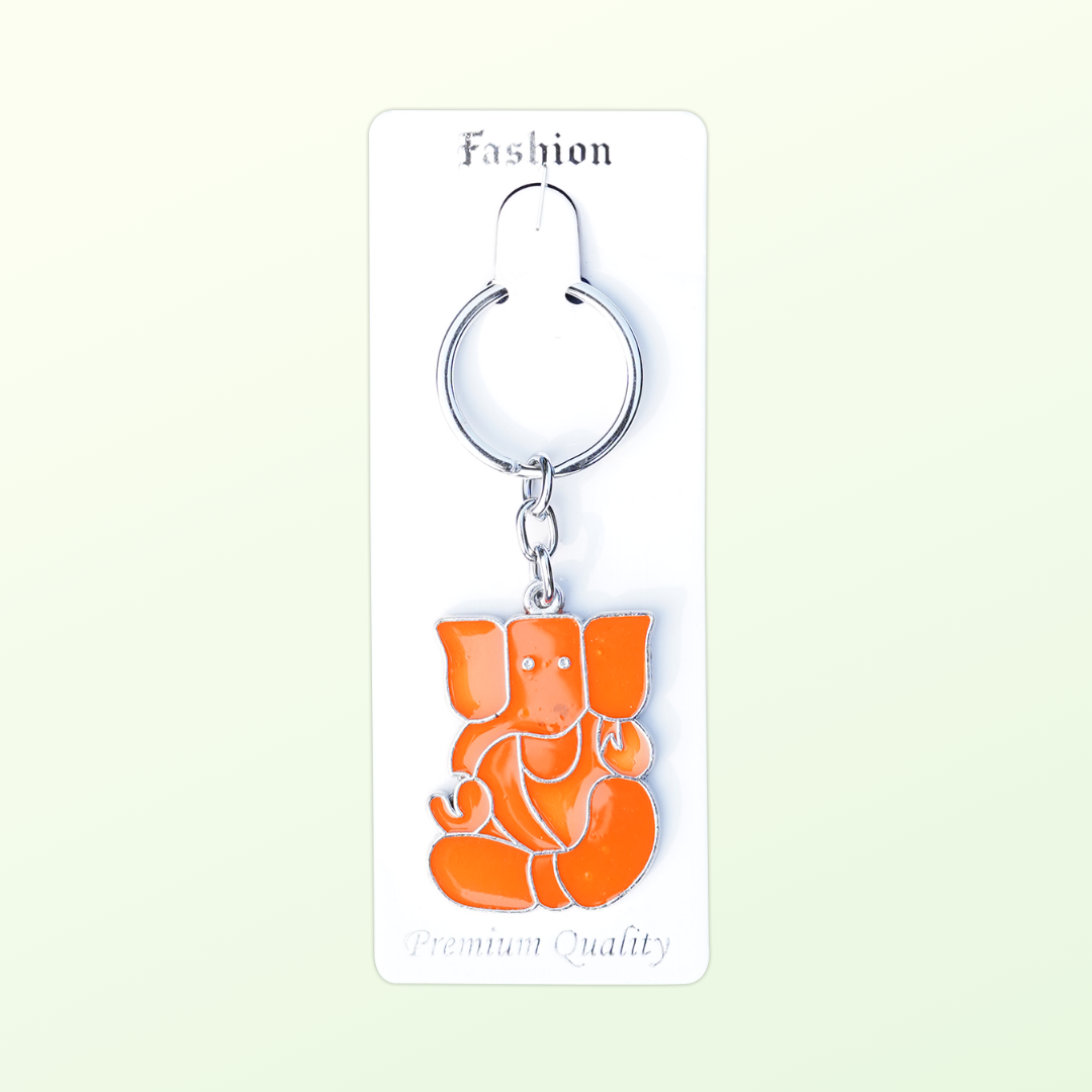 Lord Ganpati Ganesha Stainless Steel Keychain