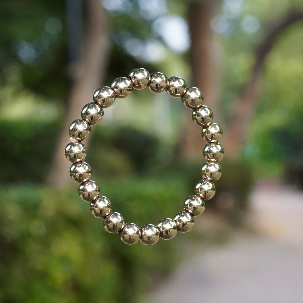 Natural Pyrite Wealth & Protection Bracelet