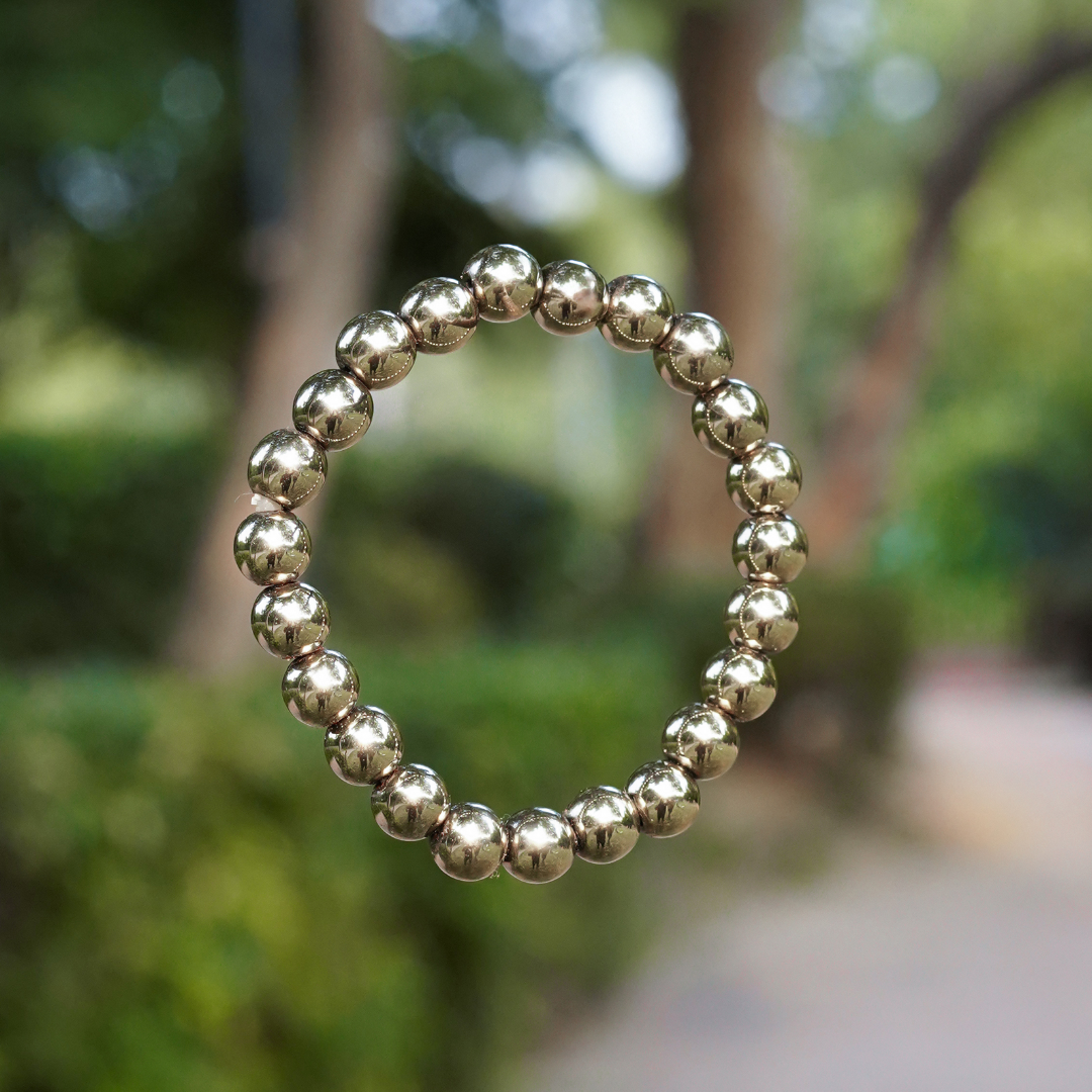 Natural Pyrite Wealth & Protection Bracelet