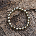 Natural Pyrite Wealth & Protection Bracelet