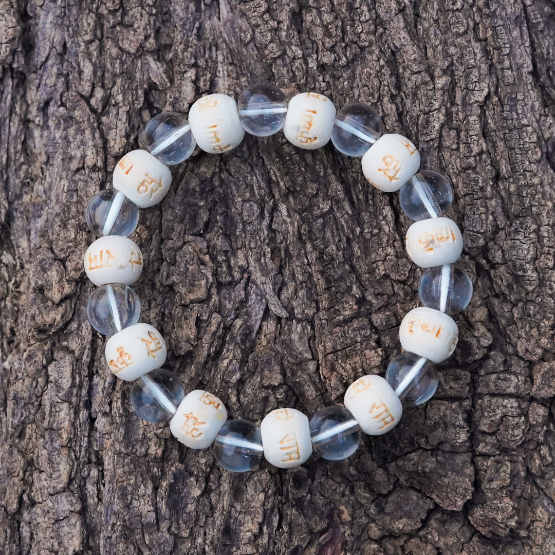 Crystal with Tulsi Bracelet