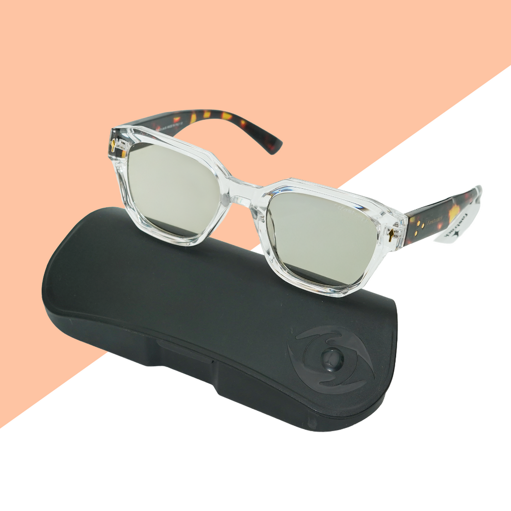 Clear White Stylish Sunglasses for Men & Women