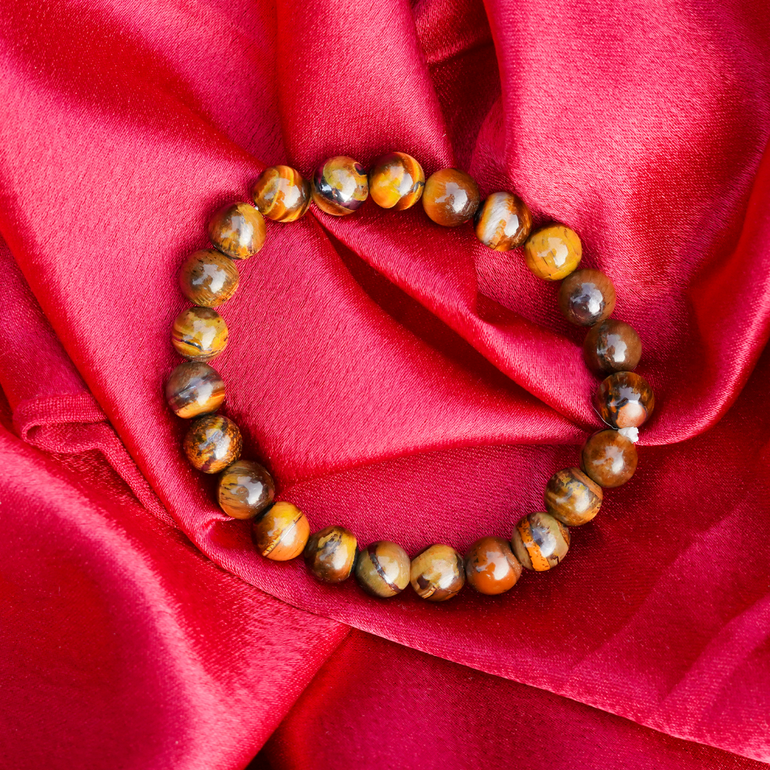 Tiger Eye Spiritual Bracelet for Strength, Focus & Good Luck